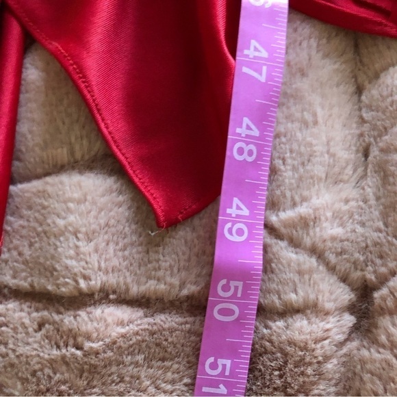 Vintage After Dark red 80’s party dress in size S - Picture 10 of 11